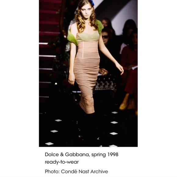 Dolce & Gabbana S/S 1998 Sheer Mesh Corset Dress - Picture 3 of 16